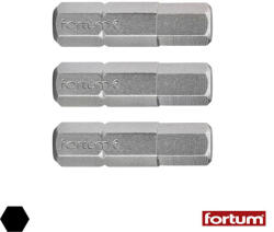 Fortum 4741508 HEX6x25 mm bit (1/4") 3 db-os (4741508)