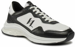 Karl Lagerfeld Sneakers KARL LAGERFELD KL53165C Black/White Lthr 001 Bărbați