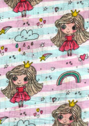  Mintás textil pelenka 1db-os - Princess - babastar