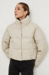 Answear Lab rövid kabát női, bézs, téli, oversize - bézs L