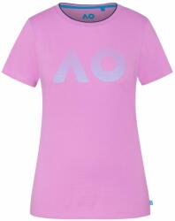 Australian Open Női póló Australian Open T-Shirt AO Textured Logo - opera mauve