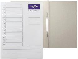 PAPERLAND Dosar carton cu sina, A4, 300 g/mp, alb, PAPERLAND (22000024)
