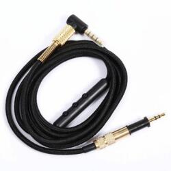PadForce Cablu audio PadForce pentru casti Sennheiser HD598, HD558, HD518, HD598, HD599, HD569, HD579, Jack 3.5mm la Jack 2.5mm, Lungime 1.20m - Microfon incorporat