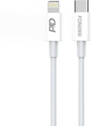 Foneng USB-C cable for Lighting Foneng X31, 20W 1m (white) (X31 Type-C to ip) - scom
