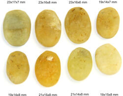  Cabochon Heliodor Druzy Mineral Natural - Oval - 20-32x15-19x7-9 mm - 1 Buc - concepttropic - 10,00 RON