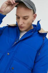Superdry rövid kabát férfi, téli - kék L - answear - 62 990 Ft