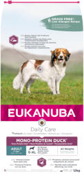 EUKANUBA Eukanuba 10% reducere! Puppy Sensitive sau Adult Mono-Protein hrană uscată - Monoprotein Rață (12 kg)