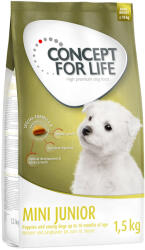Concept for Life 1, 5kg Concept for Life Mini Junior száraz kutyatáp 15% árengedménnyel