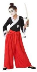 BigBuy Costum Japoneză Fată Roșu Mărime 3-4 Ani