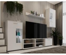 TEMPO KONDELA Nappali szekrénysor, fehér, fóliázott DTD, FRONTAL 1 NEW - butor-otthon