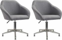 vidaXL 2 buc gri deschis 330520