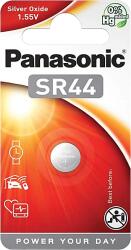 Panasonic 1, 5V ezüst-oxid óraelem 1db (SR44/1BP) (SR44-1BP)