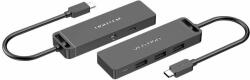 Vention USB-C to 3× USB / USB-C 3.2 Gen1 / Micro USB-B HUB 0.15M Black ABS Type (TGTBB)