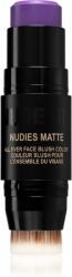 Nudestix Nudies Matte multifunkcionális smink a szemre, az ajkakra és az arcra árnyalat Moodie Blu 7 g