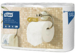 Tork toalettpapír T4 kistekercses Premium extra soft, 4r. , fehér, 19, 5m/tek, 153 lap, 6tek/csg, 7csg/karton (HT110405)