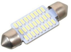 COMPASS 27 SMD szofita LED izzó 12V SV8.5 38 mm, fehér (33819)