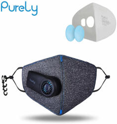 Xiaomi Mi Purely Anti-Pollution Air Face Mask, arcmaszk szűrővel, 550 mAh akkumulátorral, EU, HZSN00 (XIAMIJPURAFM550BAT)
