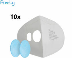 Xiaomi Mi Purely Anti-Pollution Air arc maszk 550mAh Filter 10db/csomag (XIAMIPURAFM550FILTER)