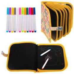 Kik portabil tablă de cretă moale notebook caiet de schițe ursuleț de pluș ursuleț de pluș (KX7475)