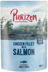Purizon Purizon 22 + 2 gratis! 24 x 140/200/300 g Adult hrană umedă câini - Adult: Somon cu spanac & cocos (24 300 g)