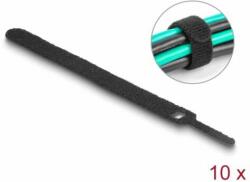 Delock Coliere pentru cabluri lungime 150 mm negru 12 mm, 10 bucăți (19010) (19010)