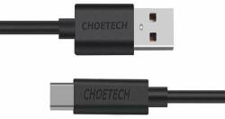 Choetech Cablu USB-A - USB-C Choetech AC0004, 2.4A, 3m, negru (AC0004)