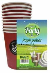 TUTI Pahar de hârtie, 3 dl, 10 buc, TUTI "Party" - 10 buc/bucată (PDP_966)