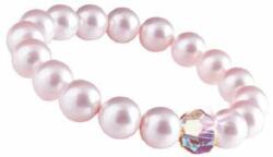 Art Crystella Brățară SWAROVSKI® perlă roz cu cristal alb - M (1831XGY158M)