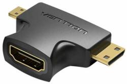Vention AGFB0 adaptor mufă cablu Mini HDMI, Micro HDMI HDMI Negru (AGFB0) (AGFB0)
