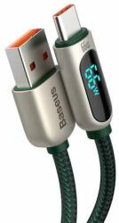 Baseus Cablu USB, Baseus, USB-C, 66 W, 1 m, Verde (CASX020006)