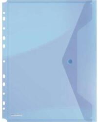 DONAU Husă pentru documente A4 Donau patent PP plastic pliabil albastru DONAU 8540001PL-10 (8540001PL-10)
