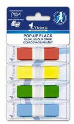Victoria Etichetă de marcare VICTORIA 43x12, 5 mm din plastic de culori mixte (4x36 coli) (07-772782-LVOJ4)