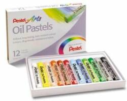 Pentel Oil pastel cretă de ulei 12 culori (PHN-12U)