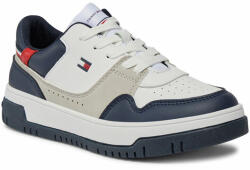 Tommy Hilfiger Sneakers Tommy Hilfiger Low Cut Lace-Up Sneaker T3X9-33368-1355 S White/Blue/Red Y003
