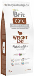 Brit - Weight Loss Hypoallergen Nyúl-rizs 12kg