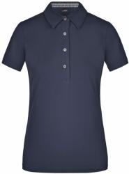 Daiber Tricou polo elegant pentru femei JN969 - Albastru închis / albastru închis / albă | 2XL (JN969-1714284)