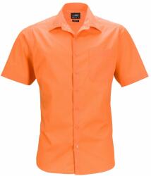 Daiber Cămașă pentru bărbați cu mânecă scurtă JN644 - Oranj | 4XL (JN644-1748529)