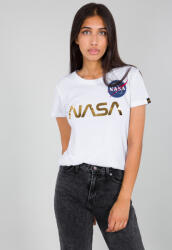 Alpha Industries NASA PM T Woman - white/gold