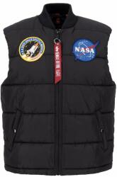 Alpha Industries Puffer Vest NASA - black