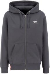 Alpha Industries Basic Zip Hoody SL - vintage grey