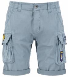 Alpha Industries CREW SHORT PATCH - greyblue