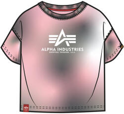 Alpha Industries Basic T Batik COS Woman - pastel grey batik