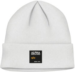 Alpha Industries Label Beanie - white
