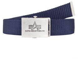 Alpha Industries Heavy Duty Belt 4 cm - replica blue