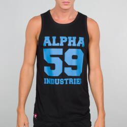 Alpha Industries 59 Tank - black/neonblue