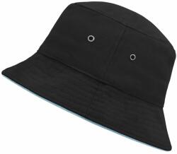 Daiber Pălărie din bumbac MB012 - Neagră / mentă | L/XL (MB012-147315)