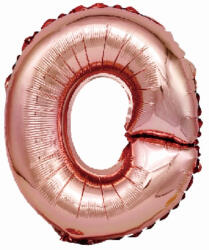 Balon party, folie metalizata roz, 40 cm, litera O