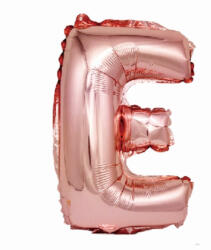  Balon party, folie metalizata roz, 40 cm, litera E