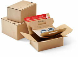 Csomagküldő doboz rögzítő tálcával 230x160x80mm
