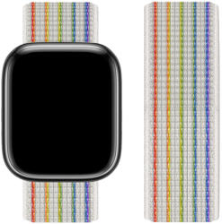  Hoco Original tépőzáras nylon szíj Apple Watch-hoz 38/40/41mm WA02 - Fényes szivárvány (WA0238-FR)
